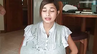 தந்திரமான முகவர் எடுத்து பையன் செக்ஸ் அவரது பிளவு மற்றும் அவரது தொப்பை மீது cums